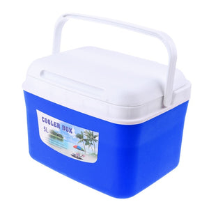 Lightweight 5/13L Drinks Food Cooler Box Ice Bucket with Handle for Camping Travel Fishing BBQ